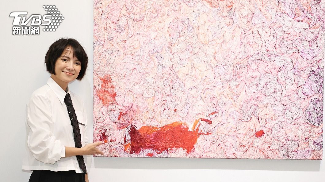 李心潔近期在台舉辦「不止於靜」畫展。(圖/TVBS資料照片)