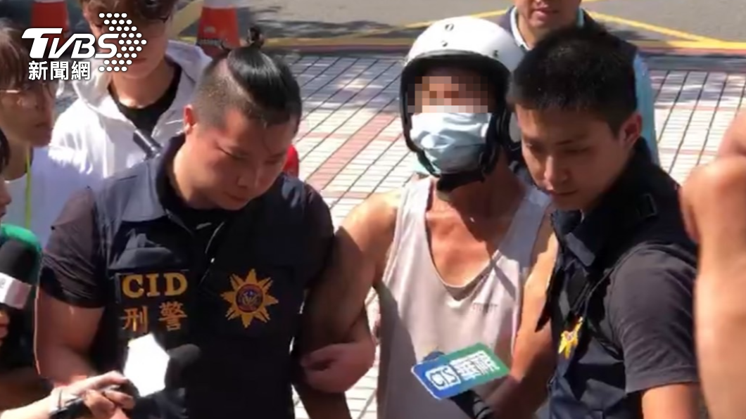 嫌犯被警方逮捕。(圖/林雅婷攝)