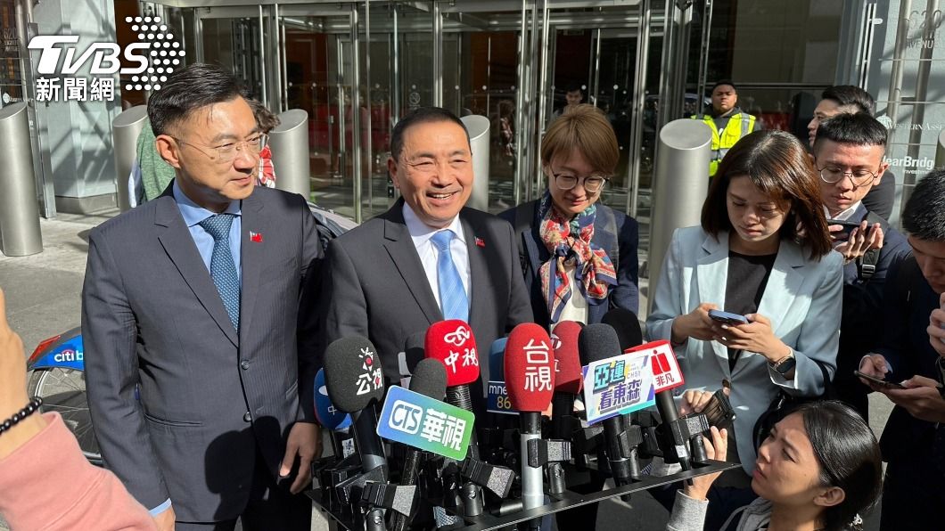 拜會美智庫　侯友宜：對美支持台灣不會視為理所當然