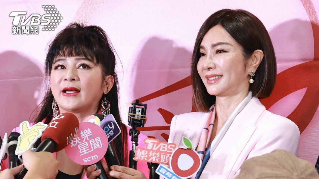 陳美鳳（右）鬆口被拱參選的真實心情。（圖／黃城碩攝）