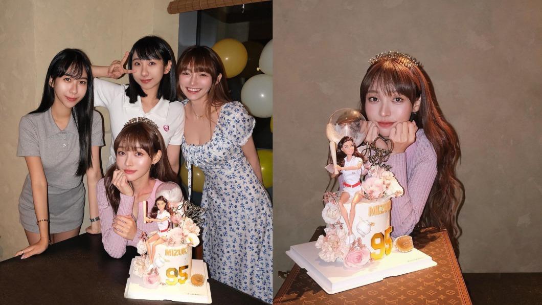 眾好友幫林襄慶祝26歲生日。（圖／翻攝自棠娜、林襄IG）
