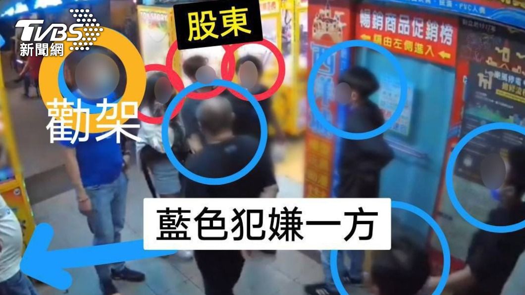 兩人相約在一間燒烤店見面談判。(圖/警方提供)