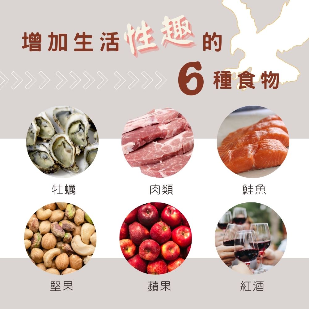 6種食物可提升性慾。(圖/翻攝自營養小當家_阿罐營養師臉書)