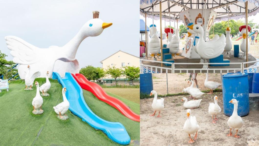 以「鵝」為主題的親子遊樂園。(圖/桃桃’s旅人手札提供)