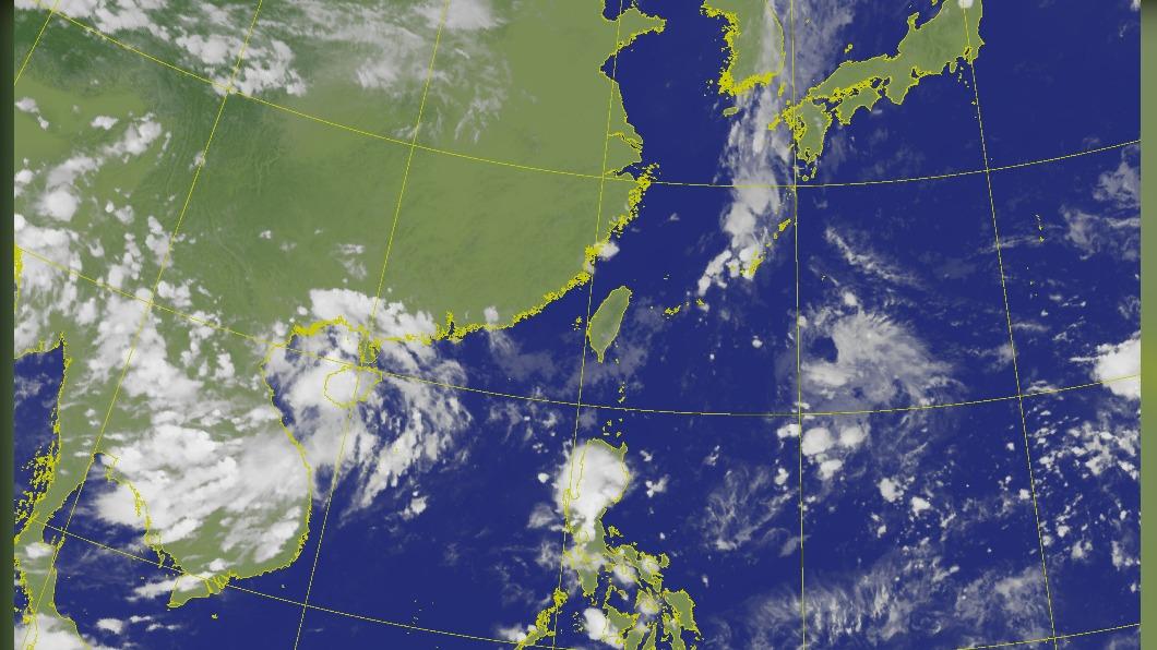 衛星雲圖。(圖/氣象局)