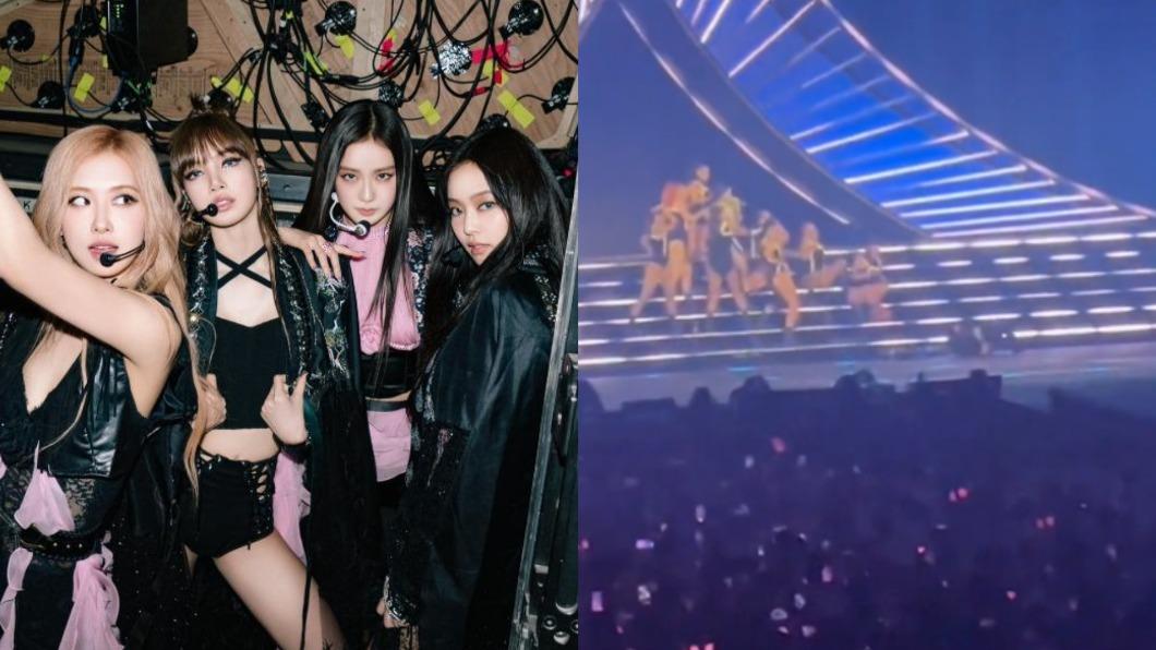 BLACKPINK最終場出事!攝影師「摔落舞台階梯」 驚悚畫面曝