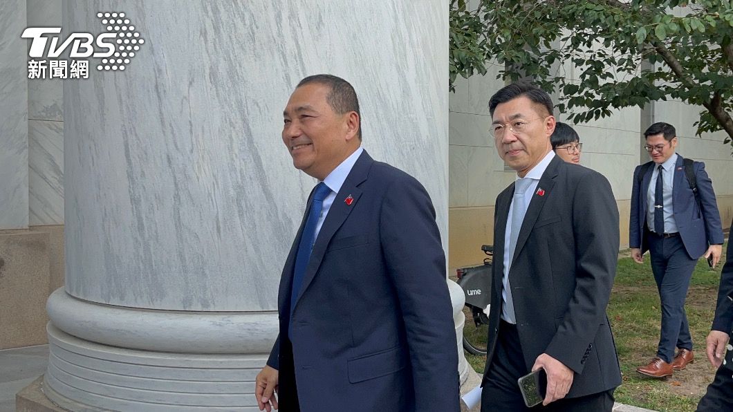 赴國會山莊!侯友宜見3共和黨議員 自豪總統參選人中「唯一從警」