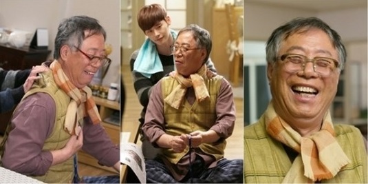 在《皮諾丘》中飾演李鍾碩的養父。(圖/翻攝NAVER)