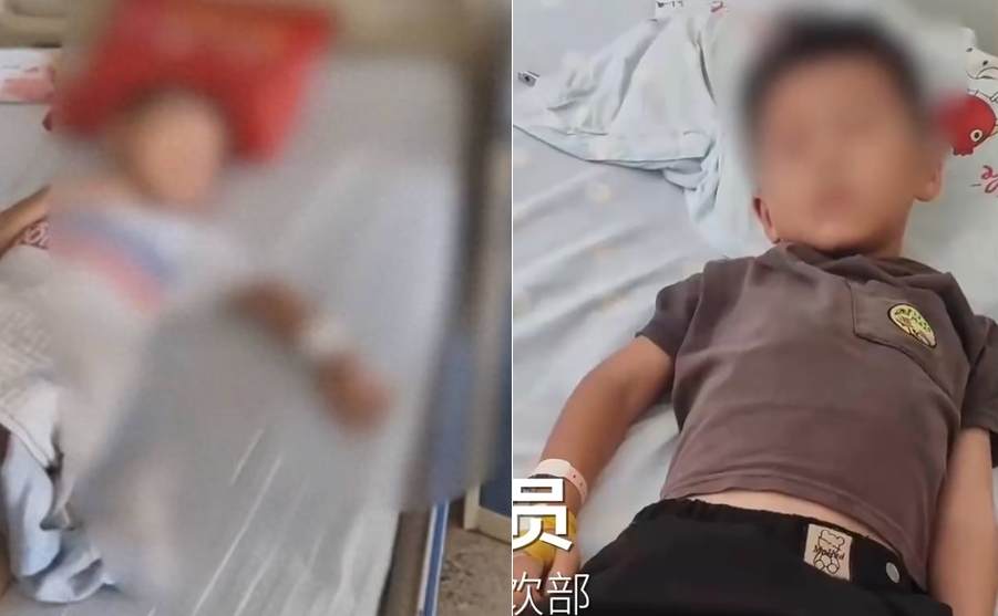 患者中年紀最小僅4歲。(圖/翻攝自微博)