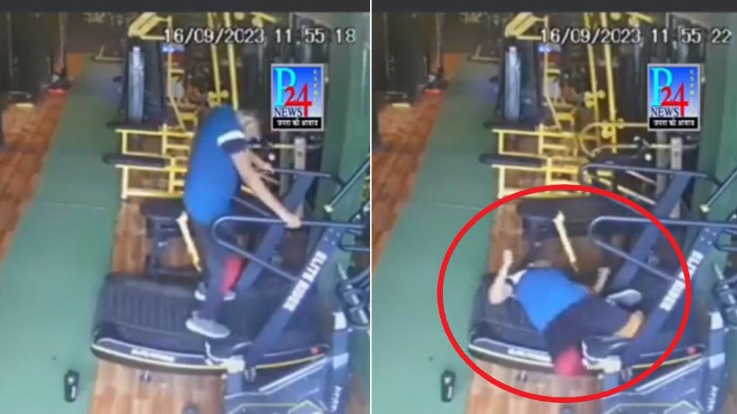 有片／心臟病發？印度男跑步機上突「癱軟倒地抽搐」驟逝