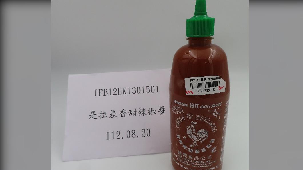 美國出口的辣椒醬驗出漂白劑超標。(圖/食藥署提供)