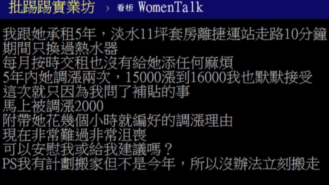 原PO發文。(圖/翻攝自PTT)