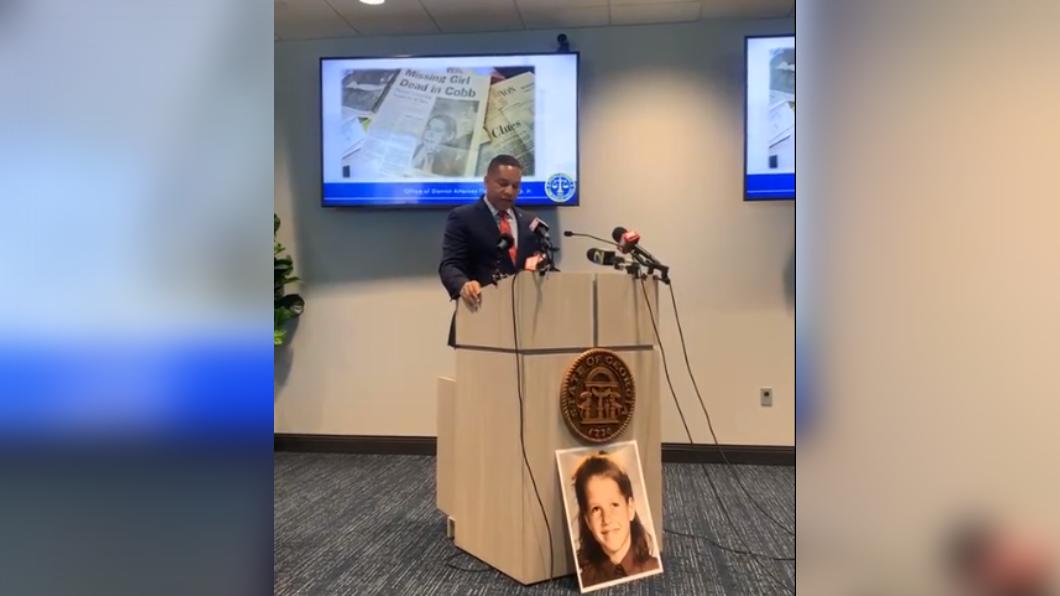 當地檢察官布羅迪宣布破案。(圖/翻攝自Facebook@Office of the Cobb County District Attorney, Flynn D. Broady, Jr.)