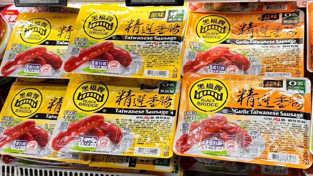 黑橋牌香腸是民眾烤肉熱門食材。(圖/業者提供)