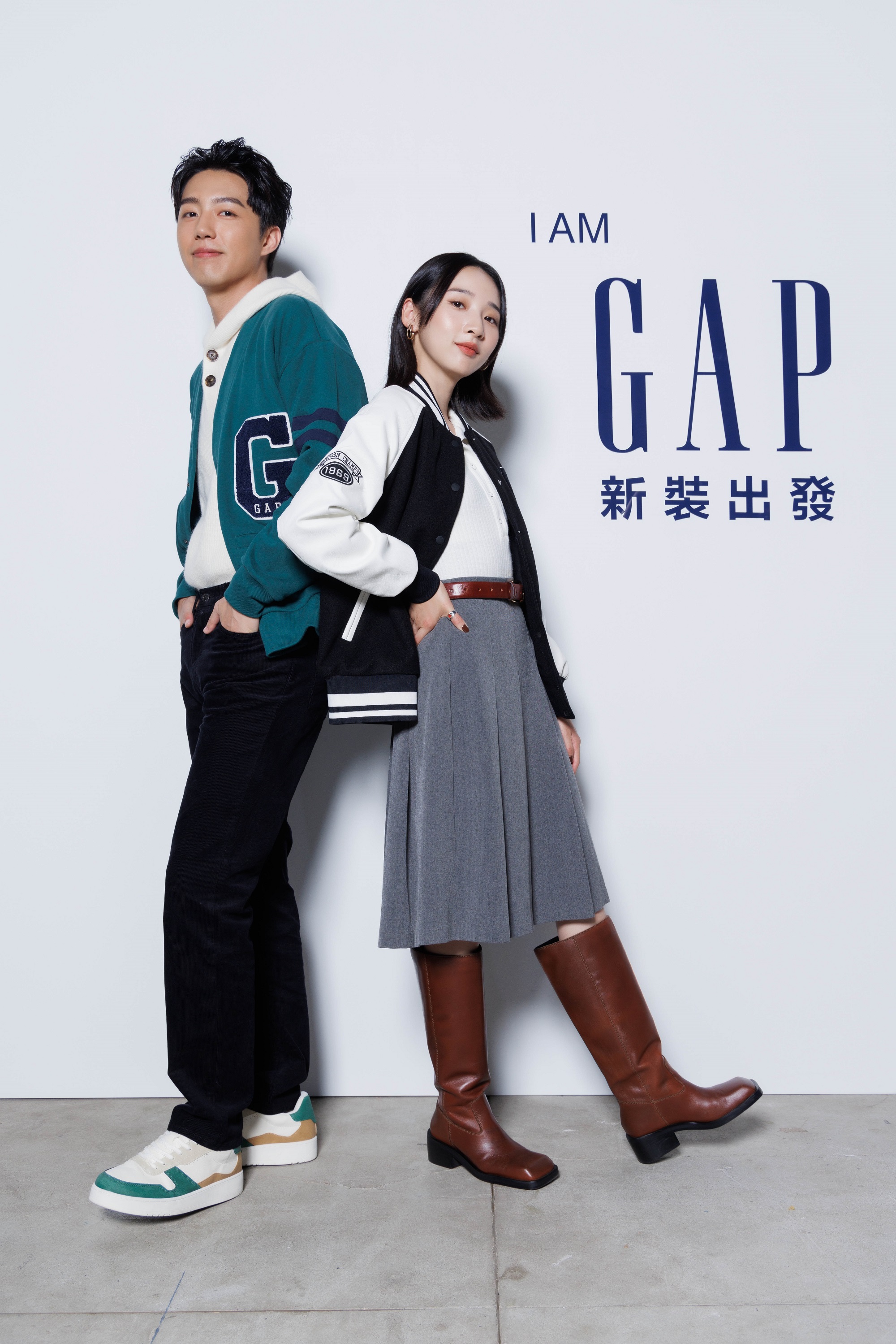 蔡凡熙與李沐一同出席活動。(圖/Gap提供)