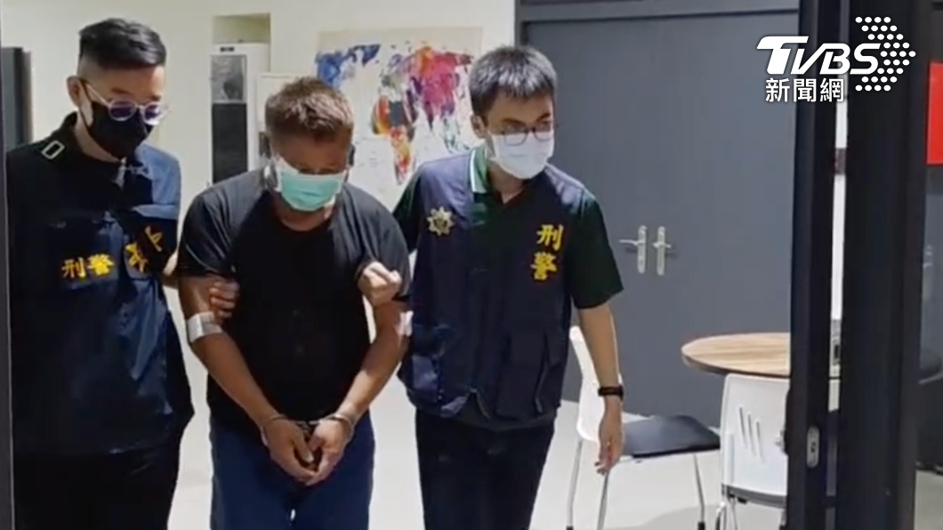 劉姓男子遭依法送辦。（圖／TVBS）