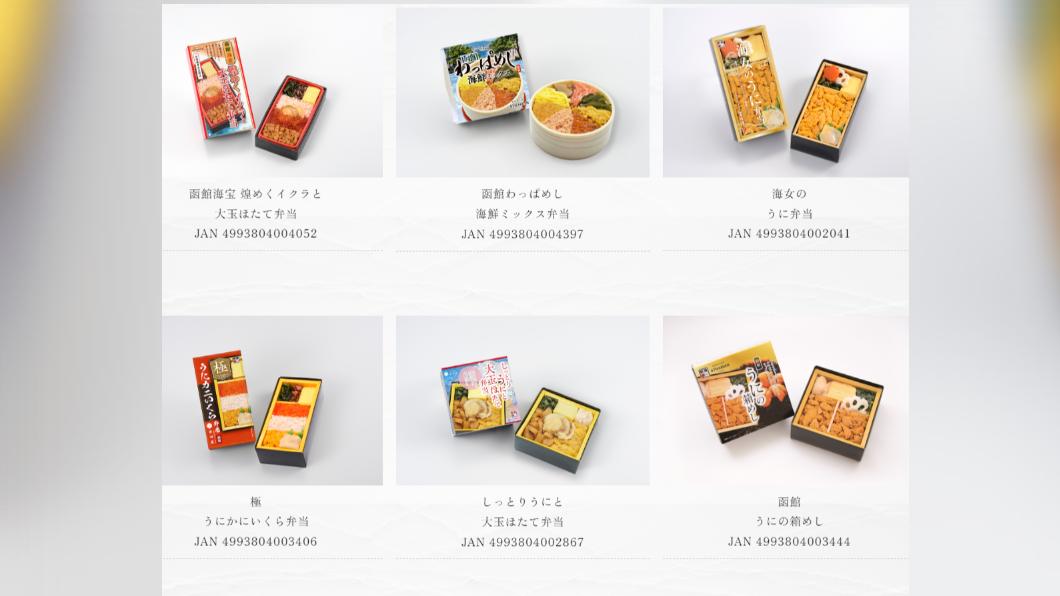 吉田屋公布可能引發食物中毒的便當。(圖/翻攝自吉田屋官網)