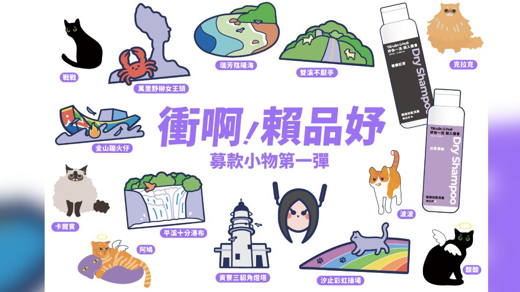 民進黨立委賴品妤推出「乾洗髮」當募款小物。(圖/賴品妤辦公室提供)