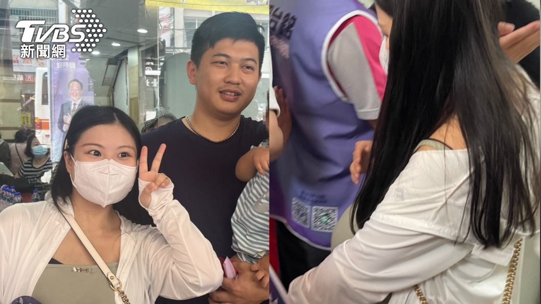 連下個月就要生的孕婦也到場支持。(圖/讀者提供、潘建樺攝)