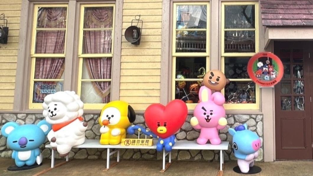 BT21與六福村合作萬聖節活動。（圖／六福村提供）