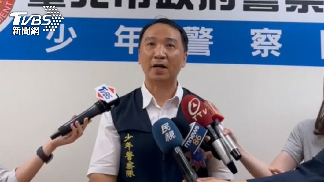 少年警察隊出面說明。（圖／TVBS）