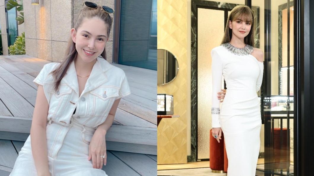 昆凌剪了短瀏海。（圖／翻攝自IG＠hannah_quinlivan、TVBS資料畫面）