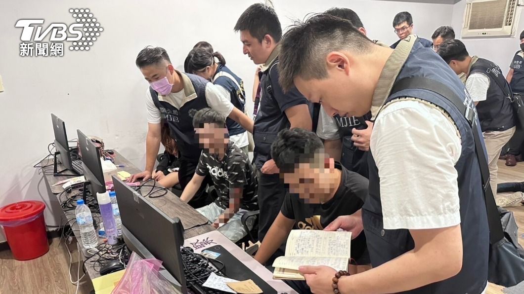 警方逮捕6人。（圖／TVBS）