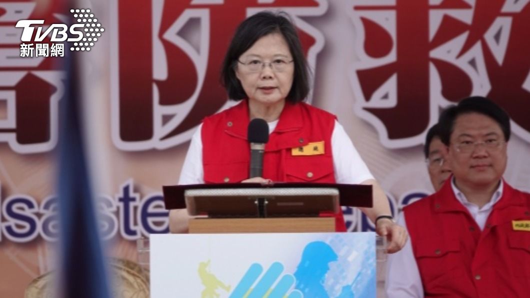震災救災動員演練 蔡英文:驗證台灣救援量能