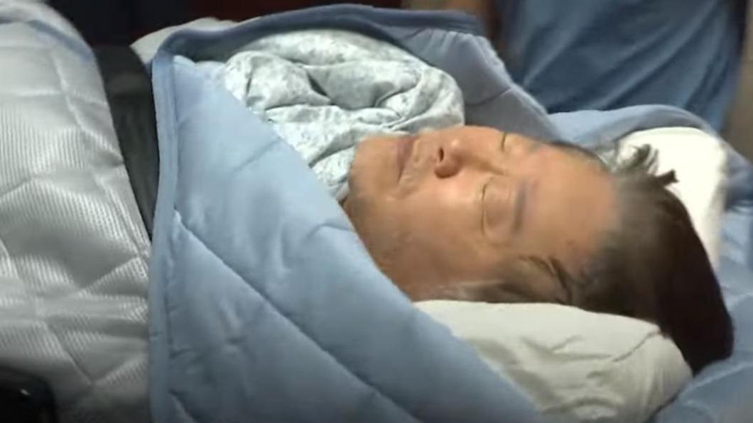 李在明日前在絕食抗議行動中健康狀況惡化。（圖／翻攝韓聯社YonhapnewsTV）