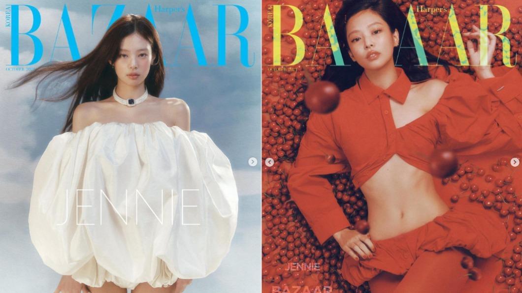 Jennie稍早在雜誌採訪中曝光了未來動向。(圖 / 翻攝自@jennierubyjane IG)