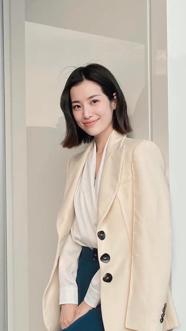 徐千晴有最美發言人封號。(圖/翻攝自徐千晴臉書)