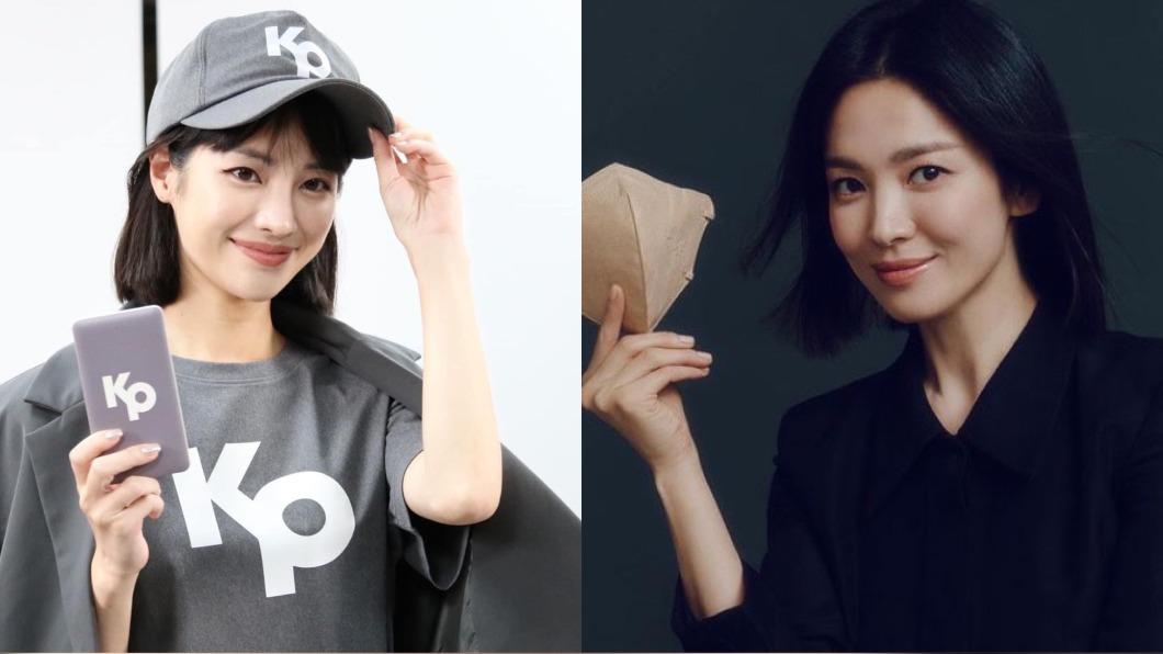 徐千晴(圖左)長相激似宋慧喬。(圖/翻攝自徐千晴臉書、宋慧喬IG)