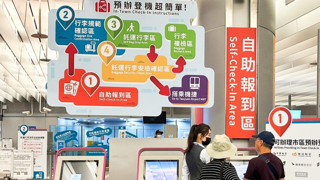 出國可善用市區預辦登機(A1臺北車站、A3新北產業園區站)完成報到。(圖/業者提供)