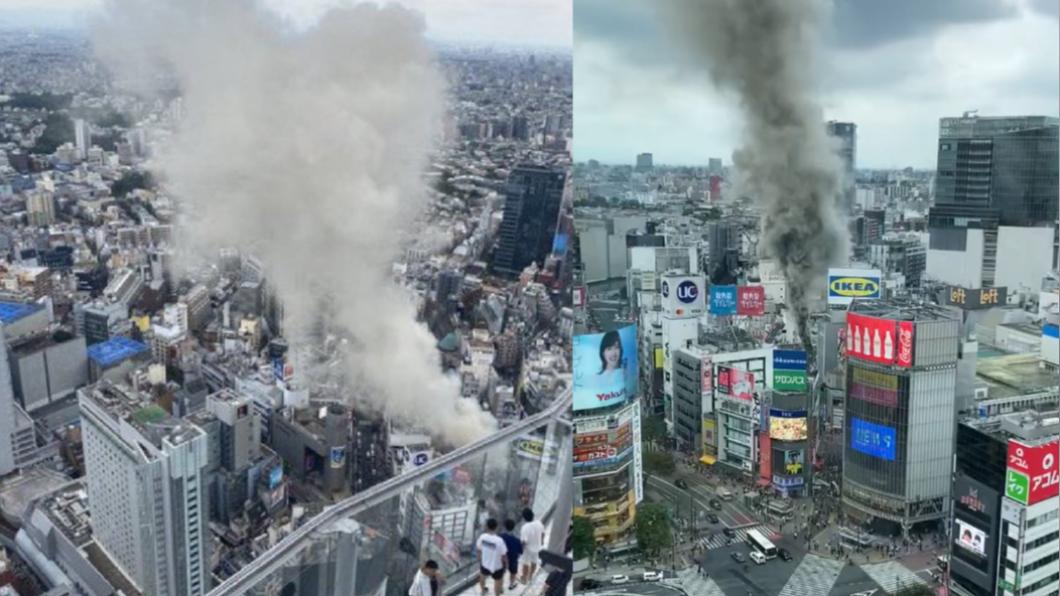 東京澀谷大樓火警! 地標「109百貨」附近狂冒濃煙