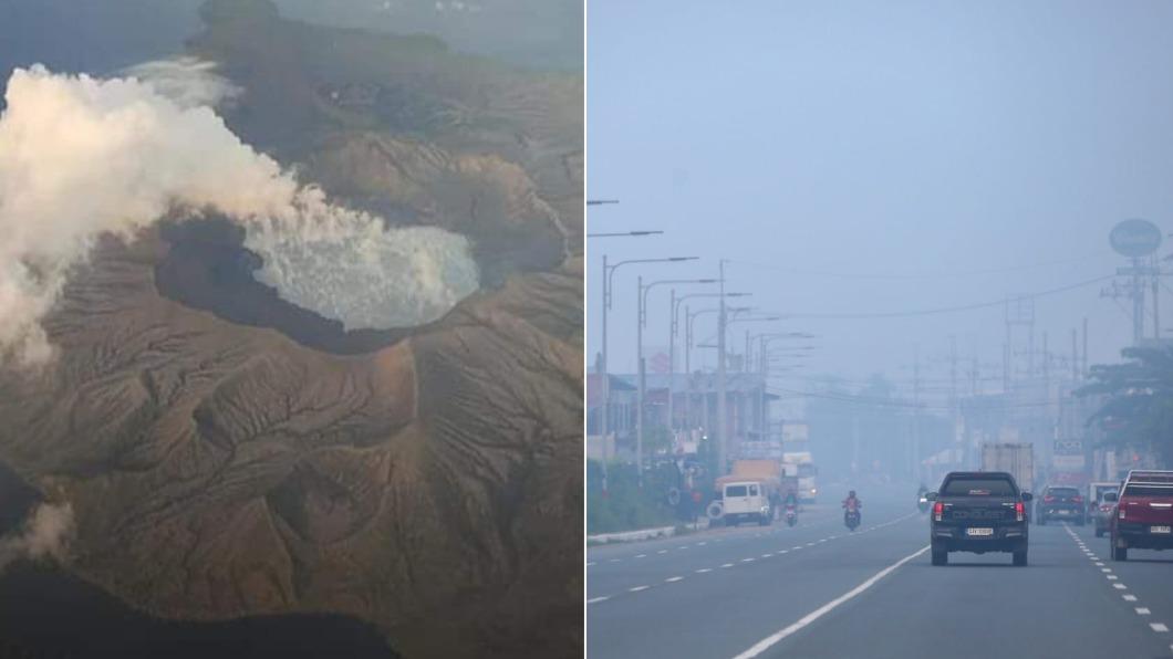 塔爾火山噴大量二氧化硫!菲律賓發警示:民眾別出門
