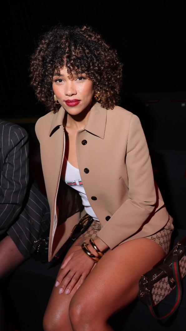 美國女演員Alexandra Shipp。(圖/GUCCI提供)
