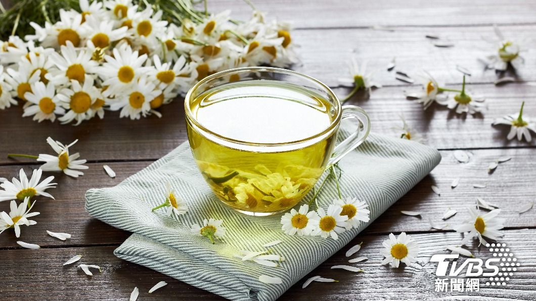 洋甘菊茶也有利放鬆心情。(示意圖/shutterstock達志影像)