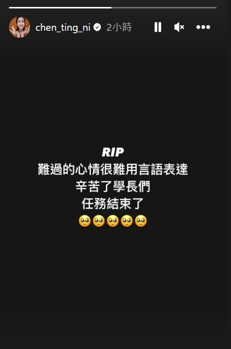 陳庭妮對於屏東廠房大火，難過到說不出話。（圖／翻攝自陳庭妮IG）