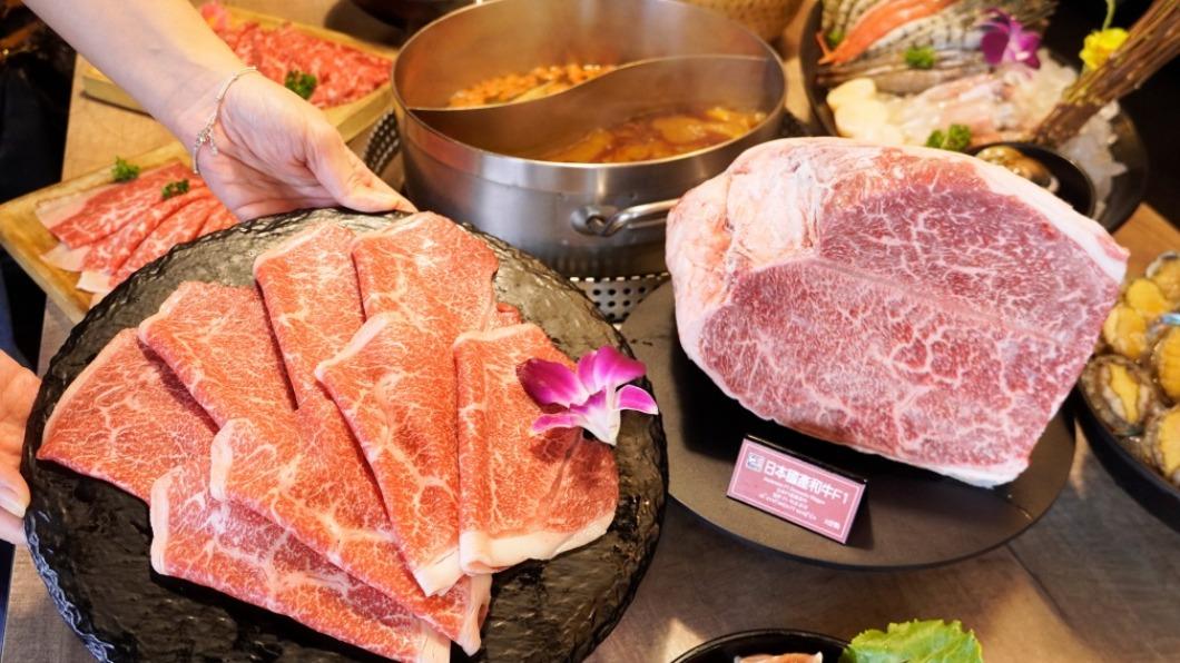 和牛油花比例恰當。（圖／馬辣餐飲集團提供）