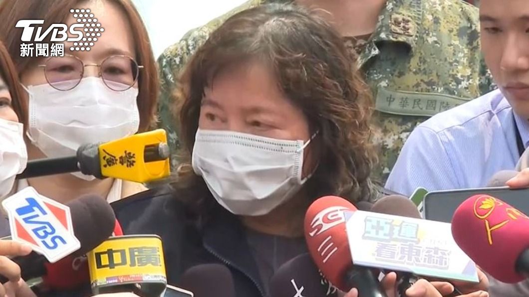 許美雪今改口「沒射水」。(圖/TVBS)