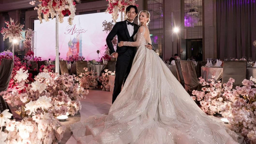 宋蕊安的絕美婚紗曝光。(圖/艾迪昇提供)