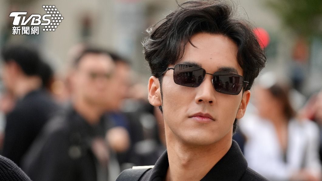 新生代男演員陳牧馳出席2024Ferragamo春夏大秀。(圖/區國強攝)