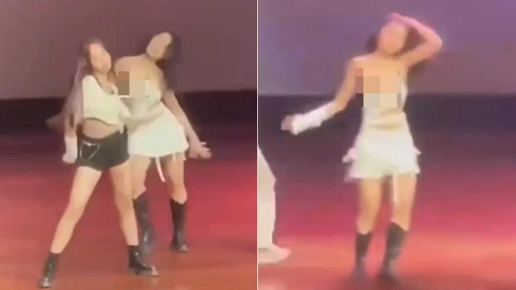 女大生迎新熱舞走光!小可愛掉下「抖出露點」 火辣全錄下