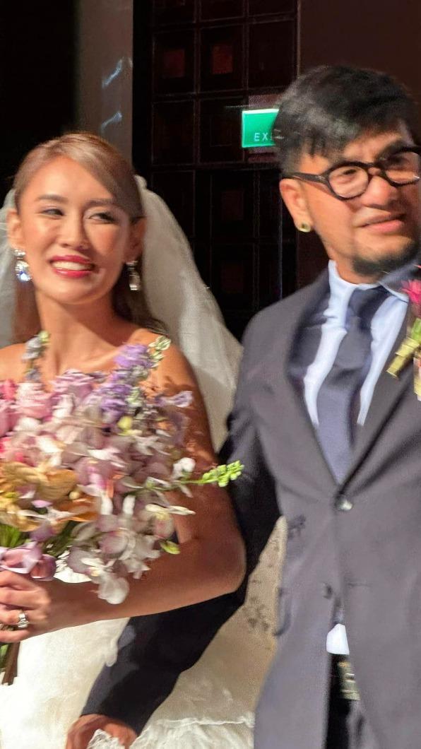 張震嶽跟辣妻結婚5年。(圖/翻攝自金寶三臉書)
