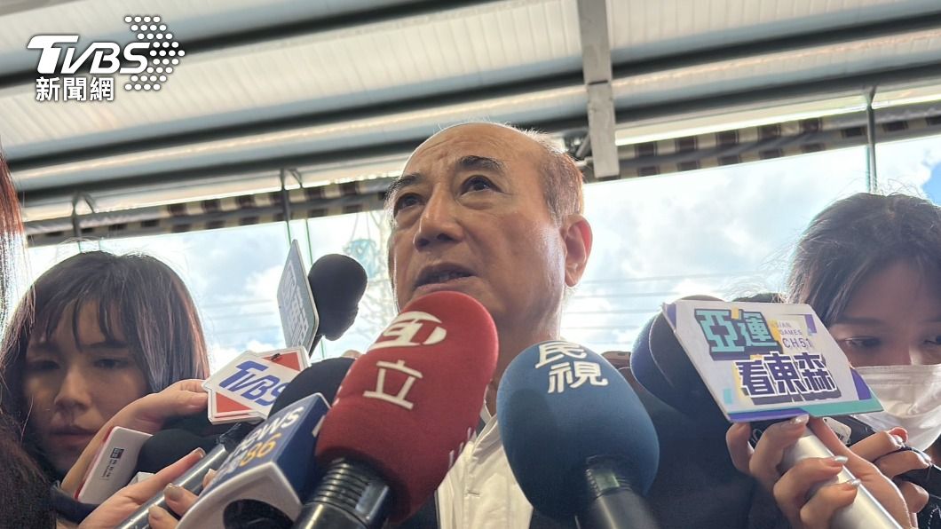 王金平表示消防人力及設備不足。（圖／TVBS）