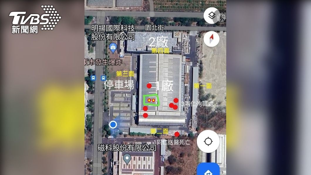 9名罹難者陳屍位置圖。(圖/TVBS)