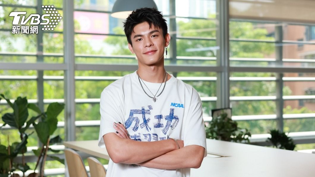 邱以太17歲踏入模特兒圈。(圖/趙世平攝)