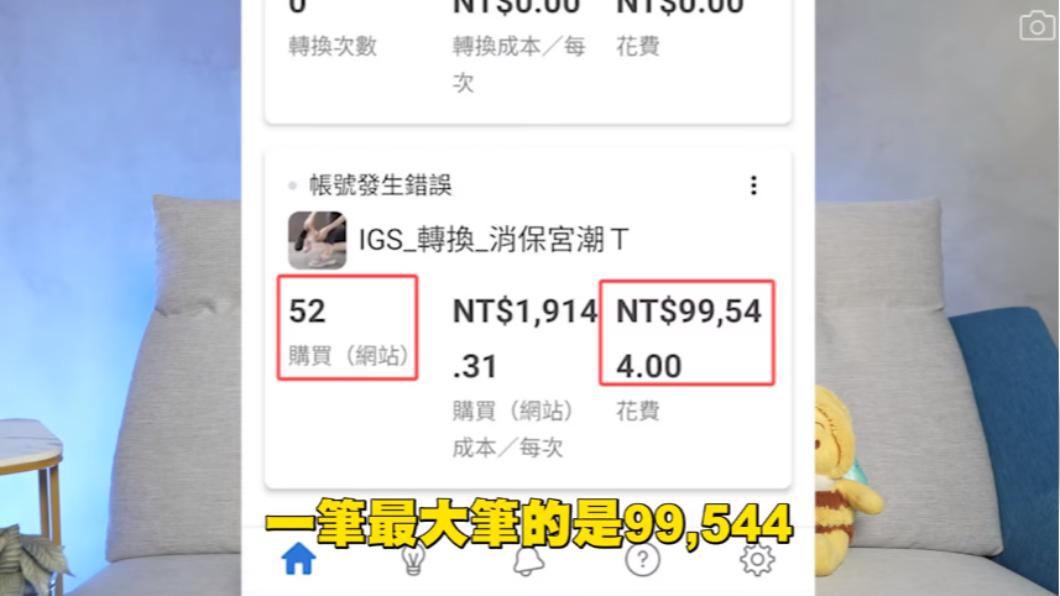庫訊信用卡遭盜刷2次,最大筆金額高達9萬9544元。(圖/翻攝自酷炫臉書)