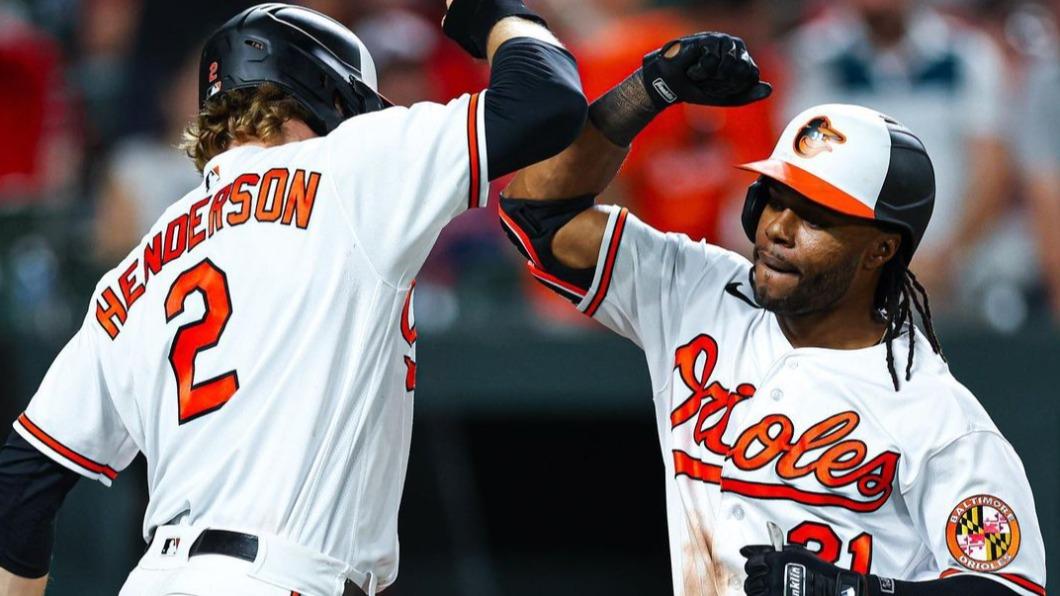 金鶯球星Cedric Mullins。(圖/翻攝自Baltimore Orioles Instagram)