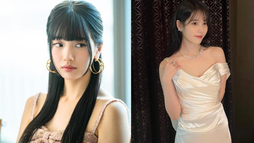 秀智（左）、IU（右）。（圖／翻攝自秀智、李知恩IG）